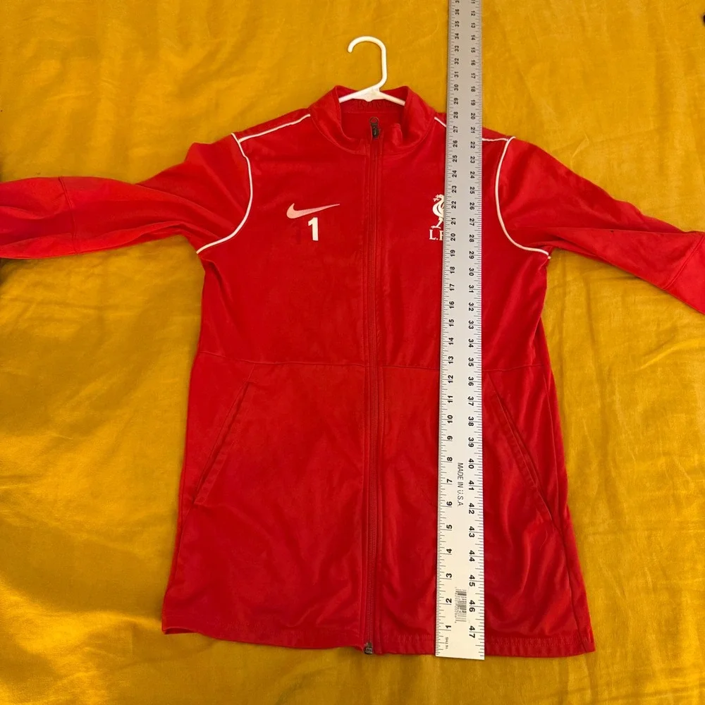 Nike Liverpool FC Dri-FIT Soccer Track Jacket Red White Men's Size S‎